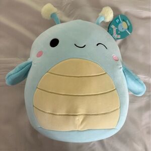 NWT Squishmallows Blue and Cream Stuffed Animal